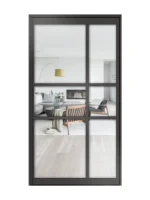 Lofttür Pivottür aus Aluminium Modell Loft 10