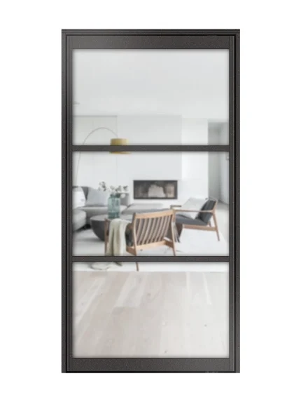 Lofttür Pivottür aus Aluminium Modell Loft3