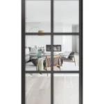 Lofttür Pivottür aus Aluminium Modell Loft4