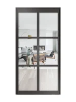 Lofttür Pivottür aus Aluminium Modell Loft4