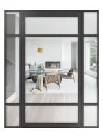 Lofttür Pivottür aus Aluminium mit Seitenteil Modell Loft 7