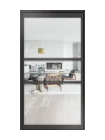 Lofttür Pivottür aus Aluminium Modell Loft 9