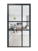 Lofttür Drehtür aus Aluminium Modell Loft 10