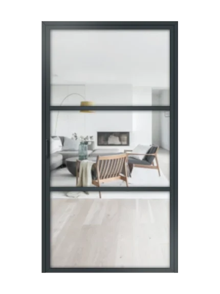 Lofttür Drehtür aus Aluminium Modell Loft 3
