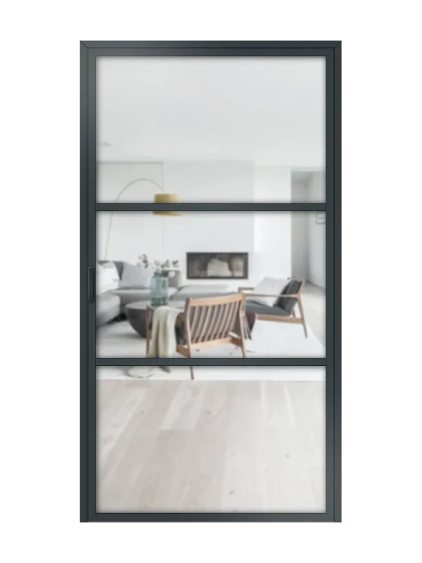 Lofttür Drehtür aus Aluminium Modell Loft 3