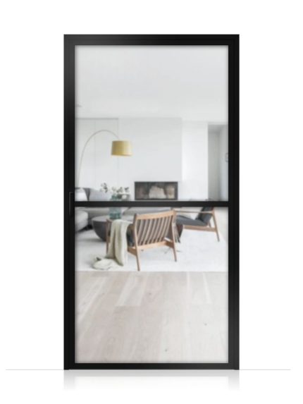 Lofttür Drehtür aus Aluminium Modell Loft 1