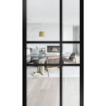 Lofttür Drehtür aus Aluminium Modell Loft 10