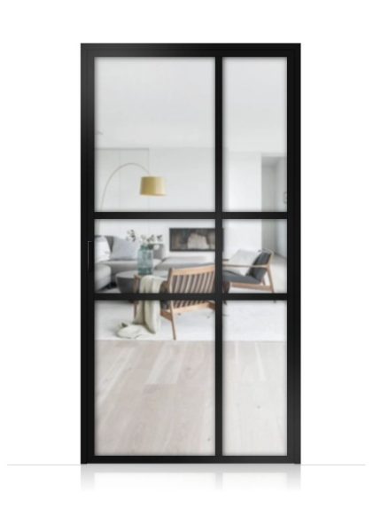 Lofttür Drehtür aus Aluminium Modell Loft 10
