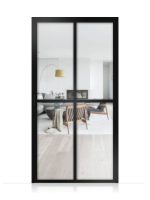 Lofttür Drehtür aus Aluminium Modell Loft 2