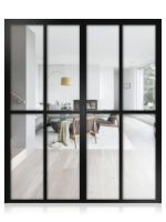 Lofttür Drehtür aus Aluminium 2-flügelig Modell Loft 2