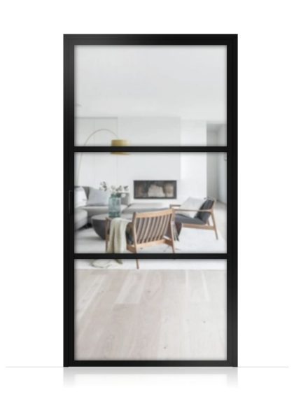 Lofttür Drehtür aus Aluminium Modell Loft 3