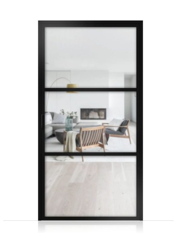 Lofttür Drehtür aus Aluminium Modell Loft 3
