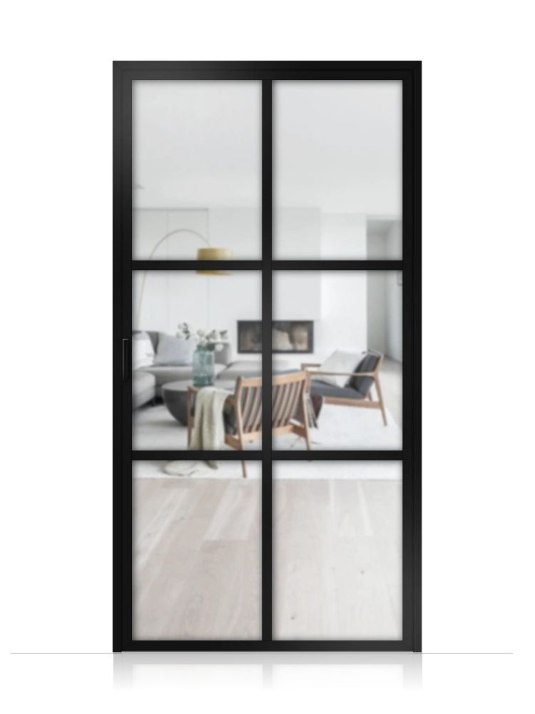 Loft 4 1-flg. Lofttür Drehtür aus Aluminium Modell Loft 4