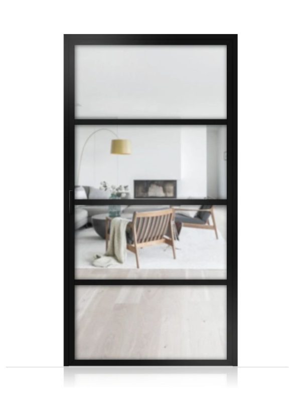 Lofttür Drehtür aus Aluminium Modell Loft 5