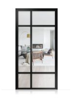 Lofttür Drehtür aus Aluminium Modell Loft 8