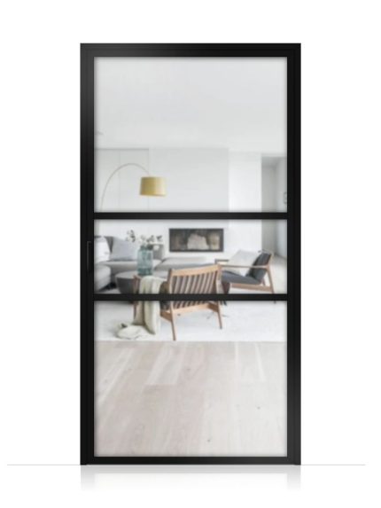 Lofttür Drehtür aus Aluminium Modell Loft 9