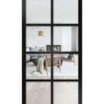 Lofttür Drehtür aus Aluminium Modell Loft 6