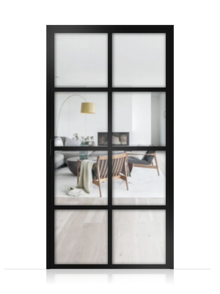 Loft 6 1-flg. Lofttür Drehtür aus Aluminium Modell Loft 6