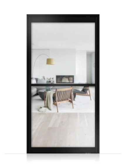 Lofttür Pivottür aus Aluminium Modell Loft 1