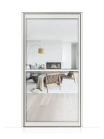 Lofttür Pivottür aus Aluminium in weiß Modell Loft 1