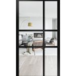 Lofttür Pivottür aus Aluminium Modell Loft 10