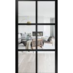 Lofttür Pivottür aus Aluminium Modell Loft 4
