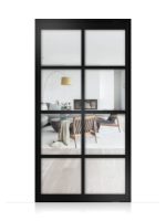 Lofttür Pivottür aus Aluminium Modell Loft 6