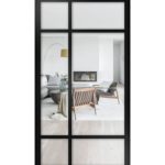 Lofttür Pivottür aus Aluminium Modell Loft 8