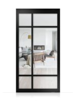 Lofttür Pivottür aus Aluminium Modell Loft 8